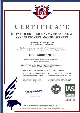 ISO 14001:2015 Çevre Yönetim Sistemi