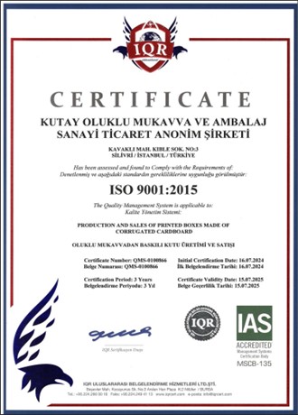 ISO 9001:2015 Kalite Yönetim Sistemi